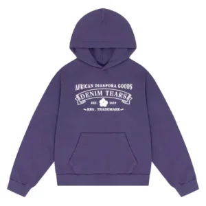 Denim Tears ADG Purple Hoodie