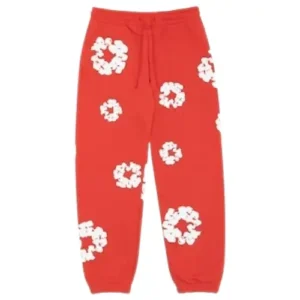 Denim Tears Cotton Wreath Sweatpants Red