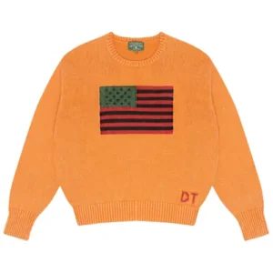 Denim Tears Tyson Beckford Sweater ORANGE